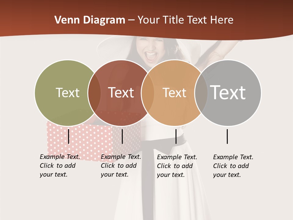 People Happiness Fashion PowerPoint Template