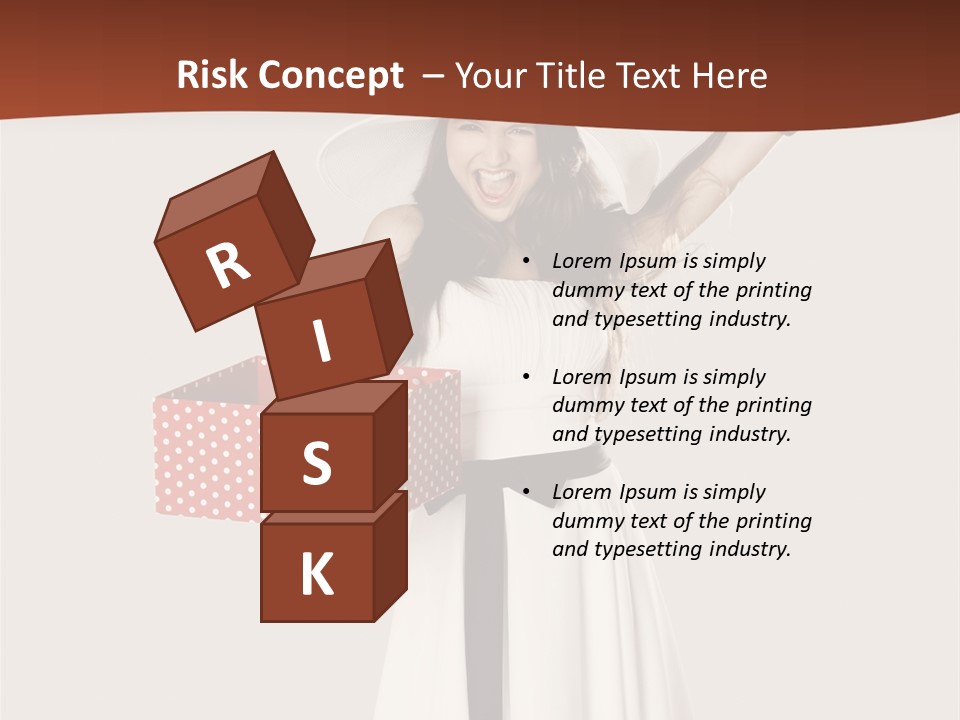 People Happiness Fashion PowerPoint Template