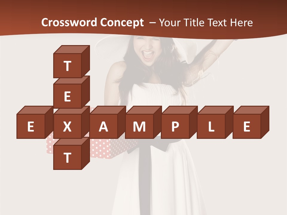 People Happiness Fashion PowerPoint Template