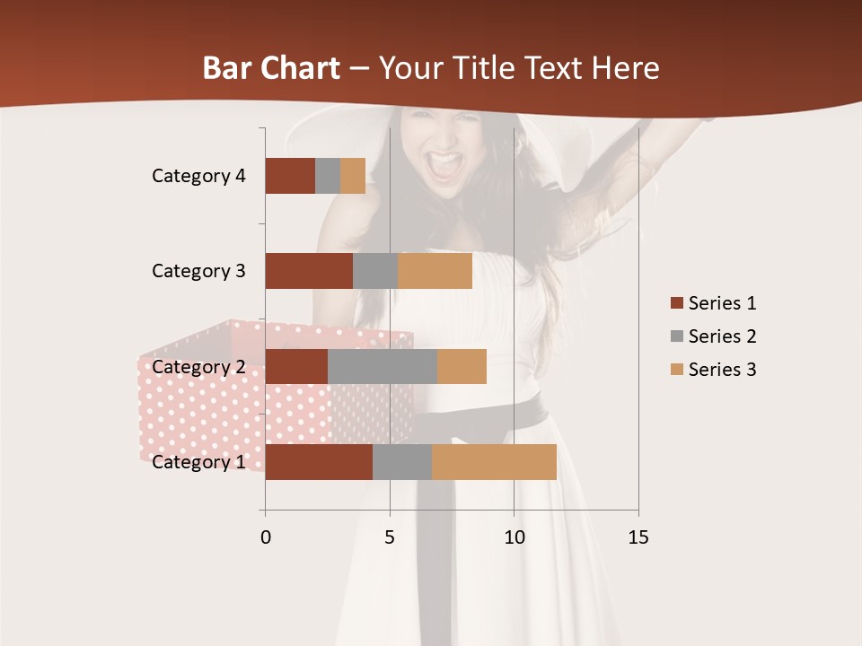 People Happiness Fashion PowerPoint Template