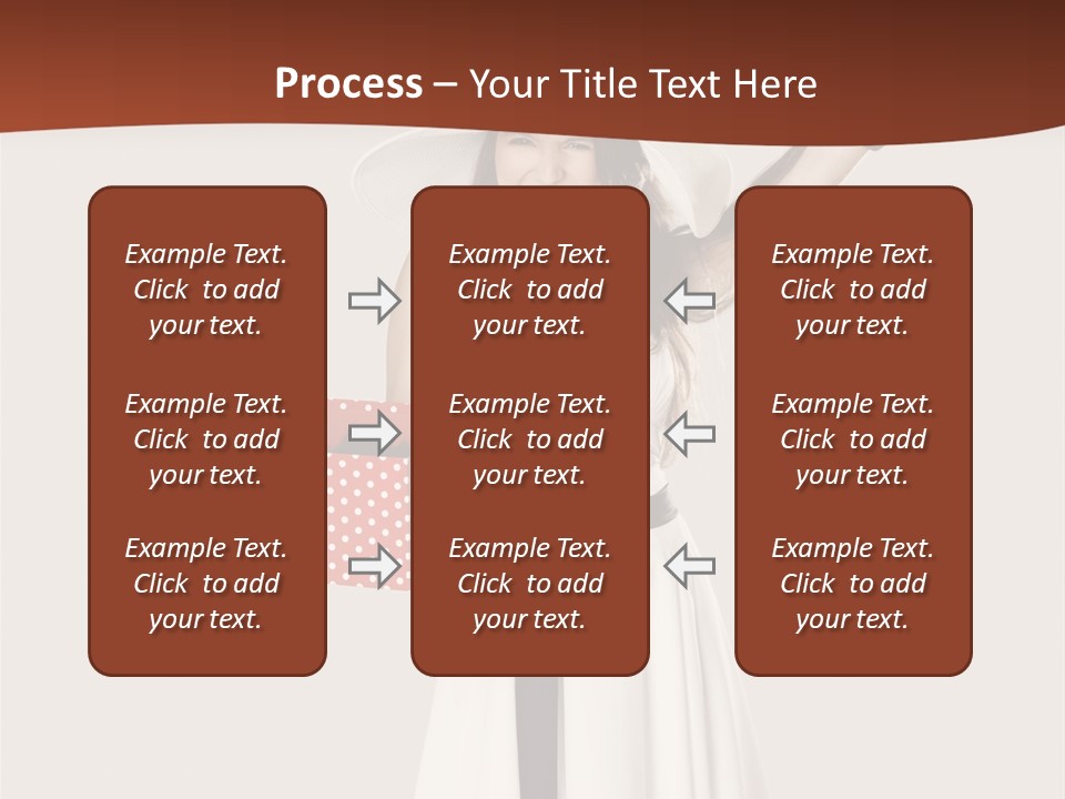 People Happiness Fashion PowerPoint Template