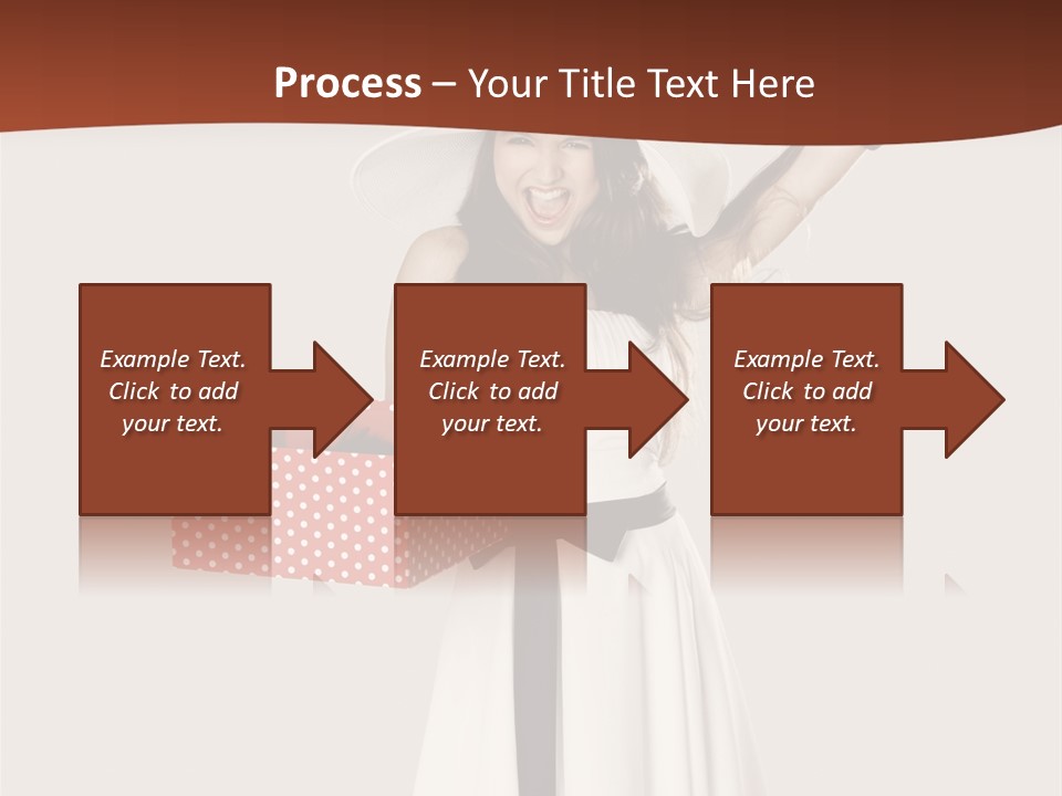 People Happiness Fashion PowerPoint Template