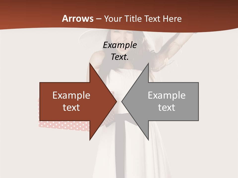 People Happiness Fashion PowerPoint Template