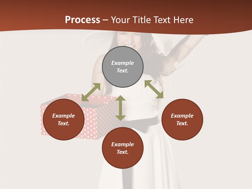 People Happiness Fashion PowerPoint Template