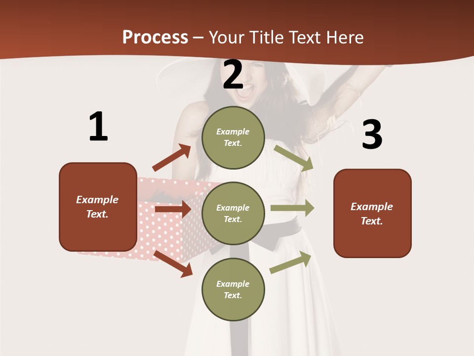 People Happiness Fashion PowerPoint Template