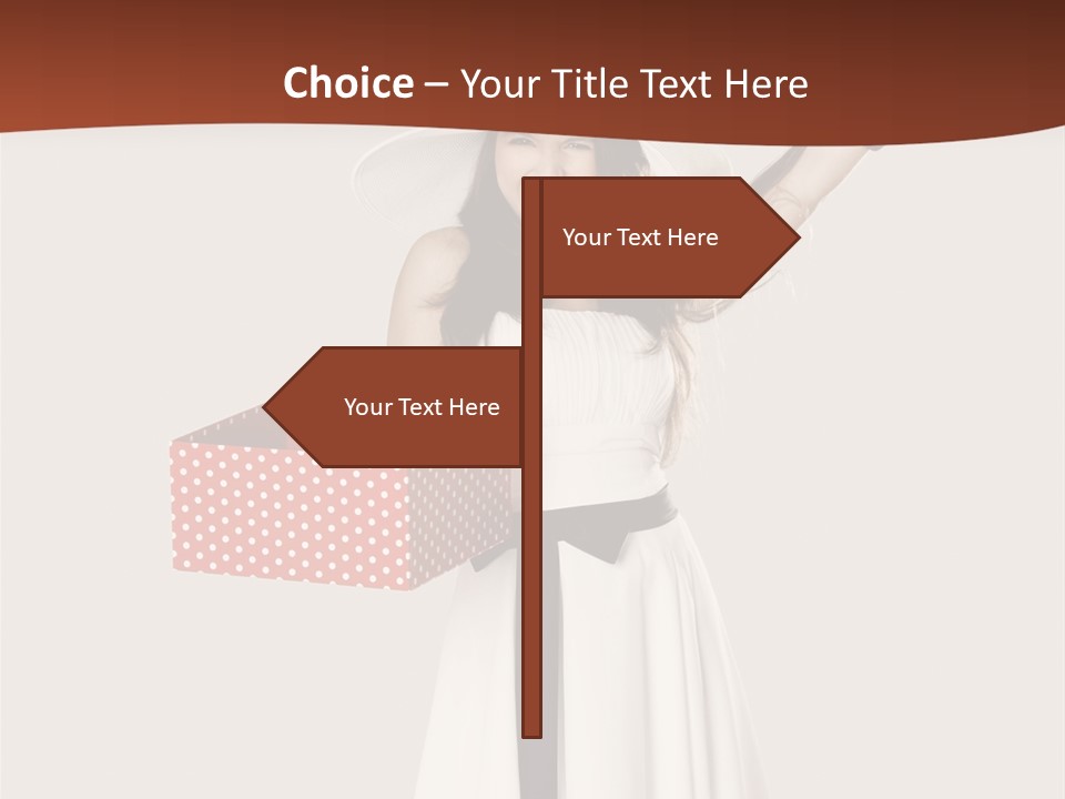 People Happiness Fashion PowerPoint Template