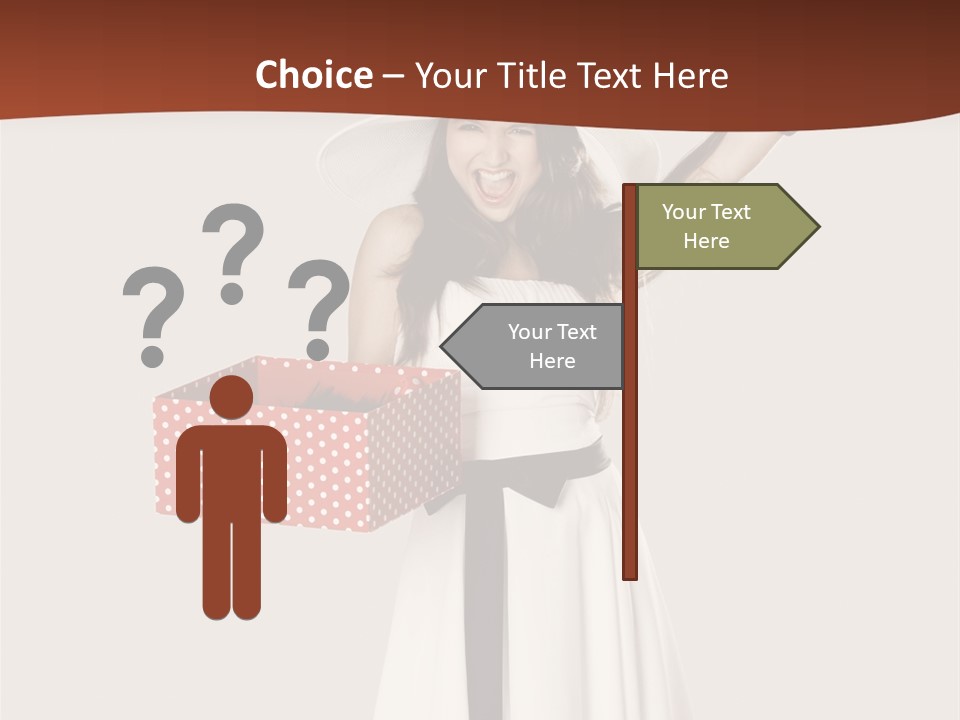 People Happiness Fashion PowerPoint Template