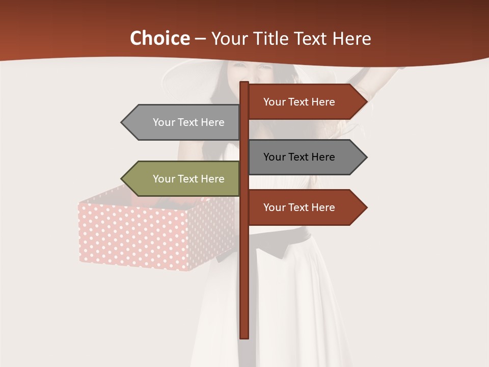 People Happiness Fashion PowerPoint Template