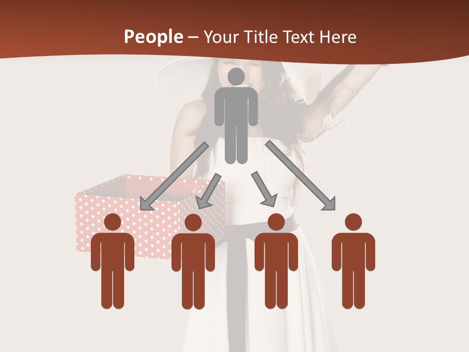 People Happiness Fashion PowerPoint Template