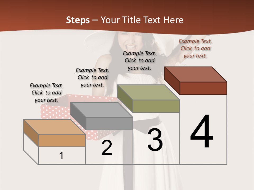 People Happiness Fashion PowerPoint Template