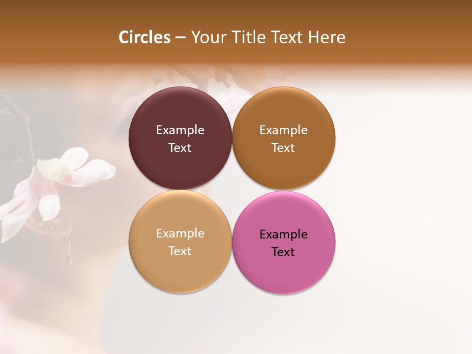 Hair Skin Portrait PowerPoint Template