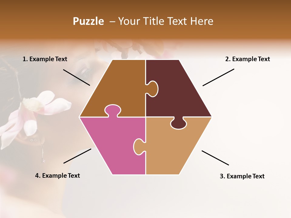 Hair Skin Portrait PowerPoint Template