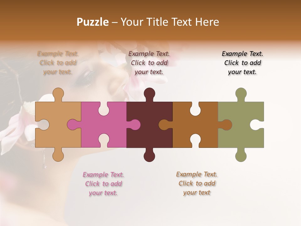 Hair Skin Portrait PowerPoint Template