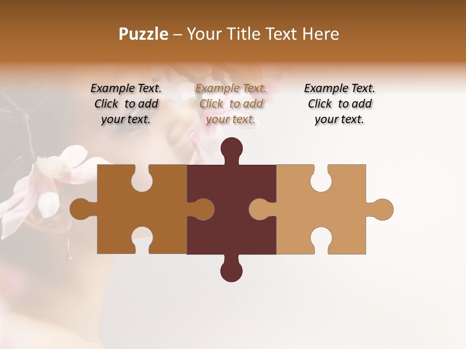 Hair Skin Portrait PowerPoint Template