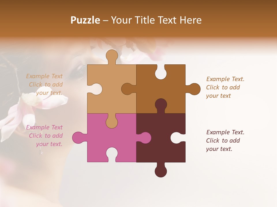 Hair Skin Portrait PowerPoint Template