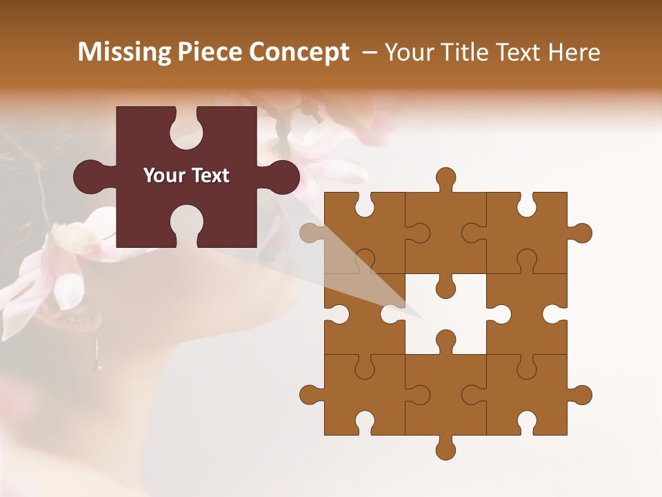 Hair Skin Portrait PowerPoint Template