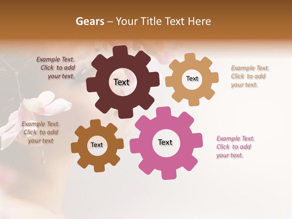 Hair Skin Portrait PowerPoint Template