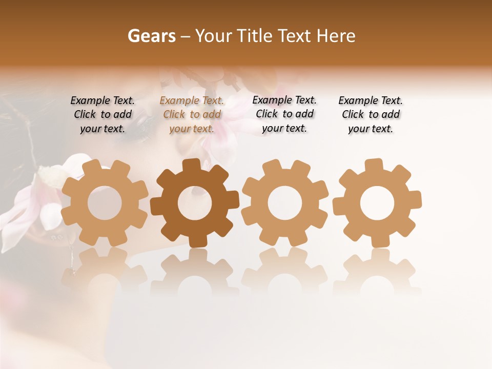 Hair Skin Portrait PowerPoint Template