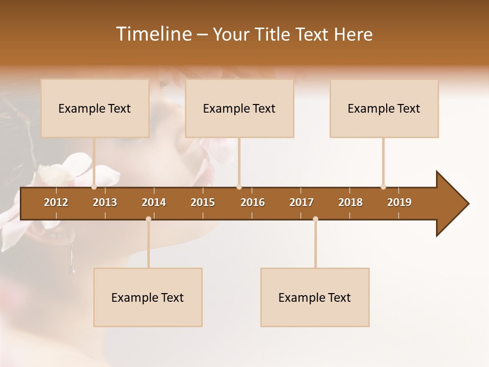 Hair Skin Portrait PowerPoint Template