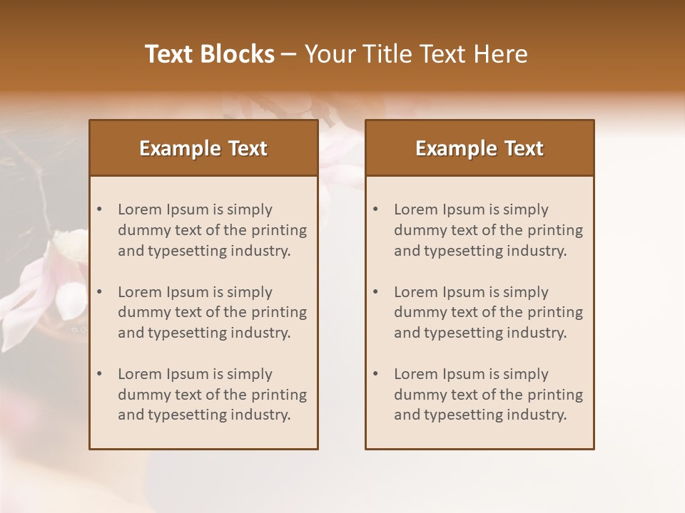 Hair Skin Portrait PowerPoint Template