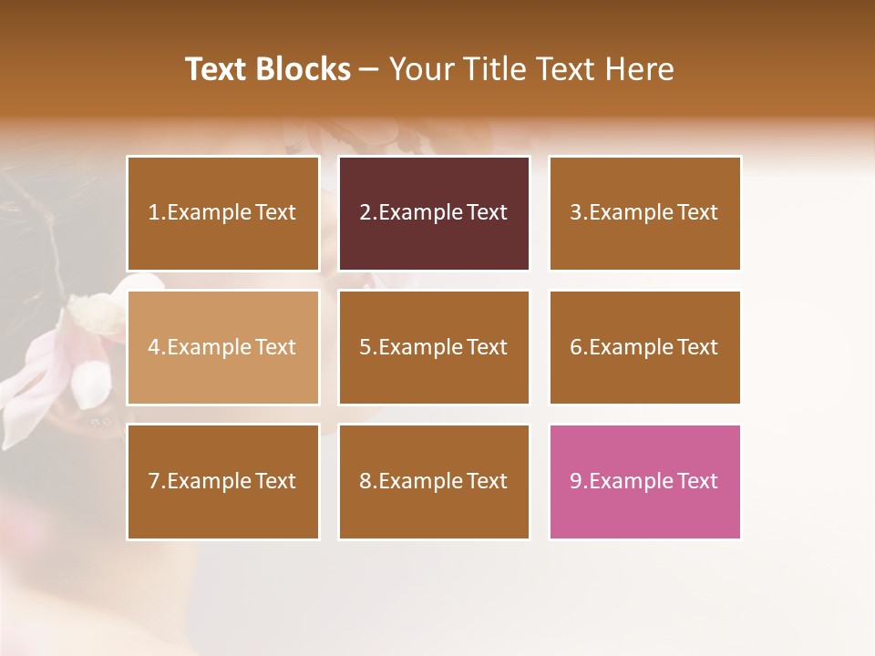 Hair Skin Portrait PowerPoint Template