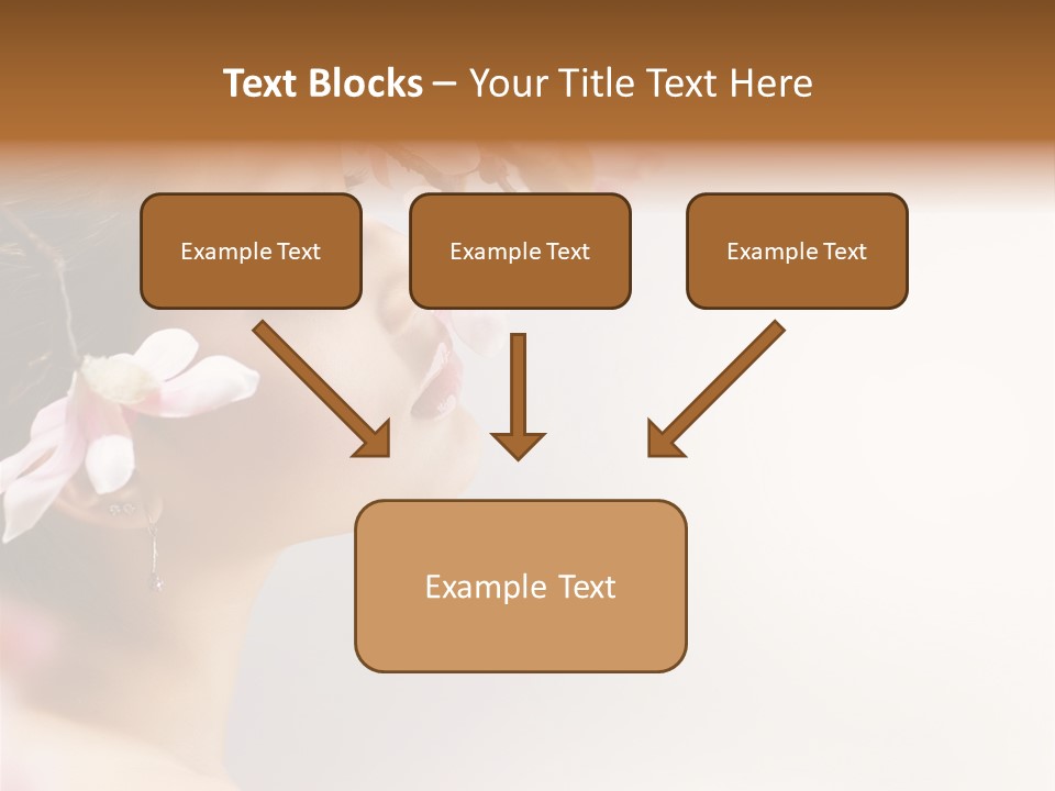Hair Skin Portrait PowerPoint Template