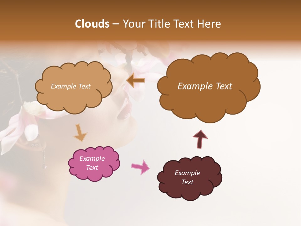 Hair Skin Portrait PowerPoint Template