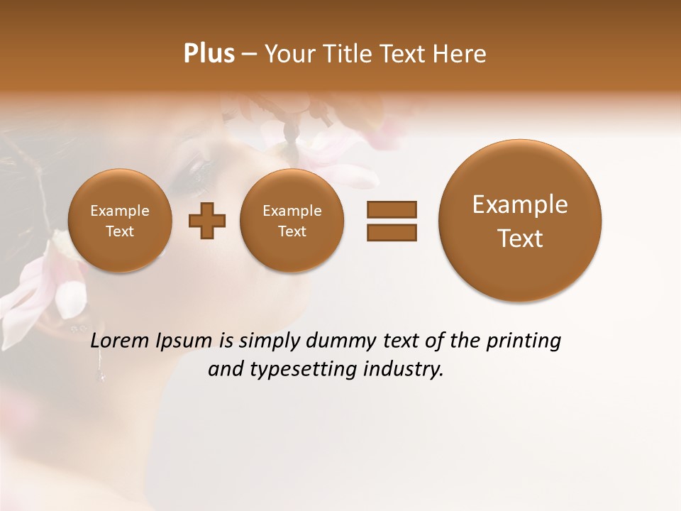 Hair Skin Portrait PowerPoint Template