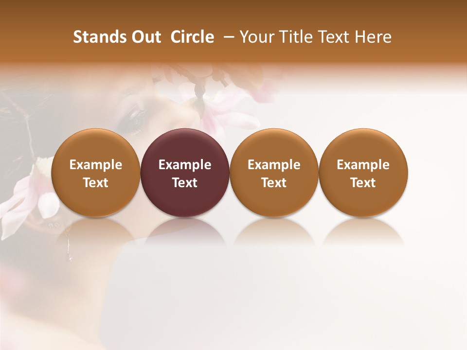 Hair Skin Portrait PowerPoint Template