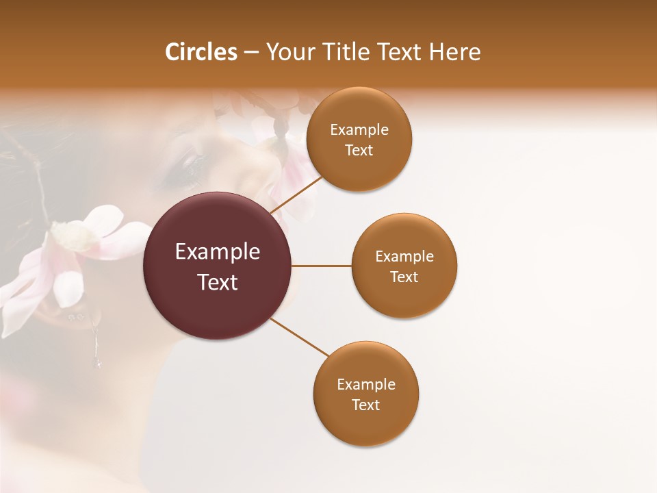 Hair Skin Portrait PowerPoint Template