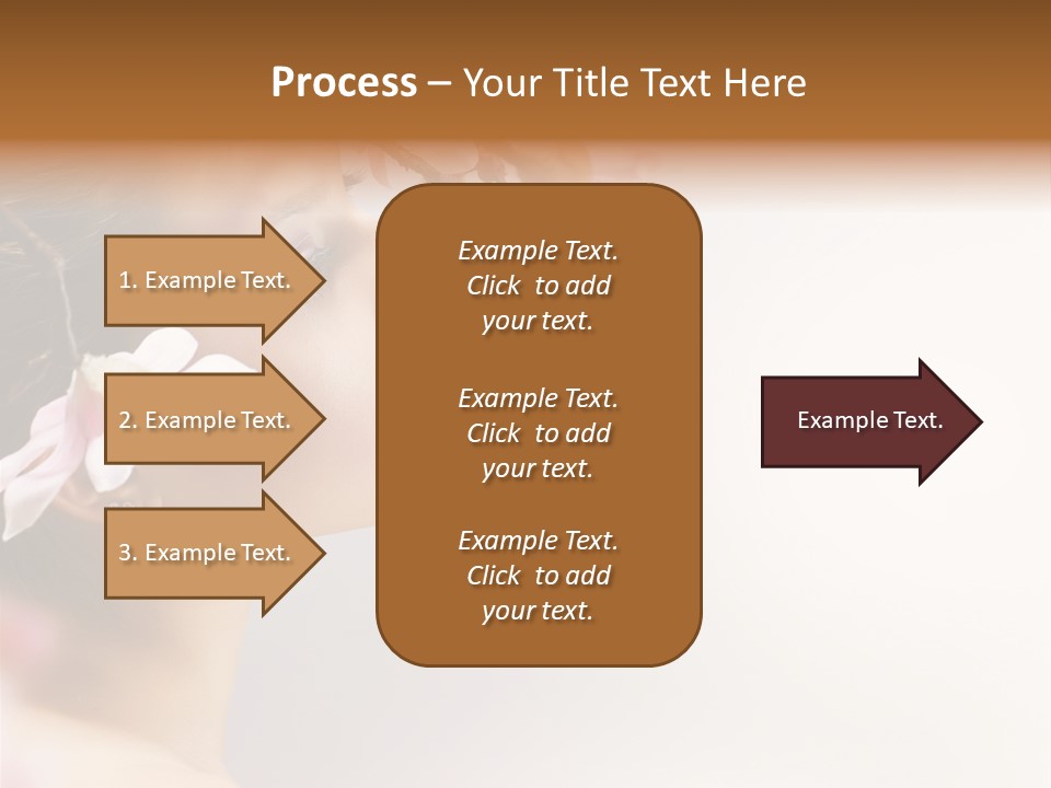 Hair Skin Portrait PowerPoint Template
