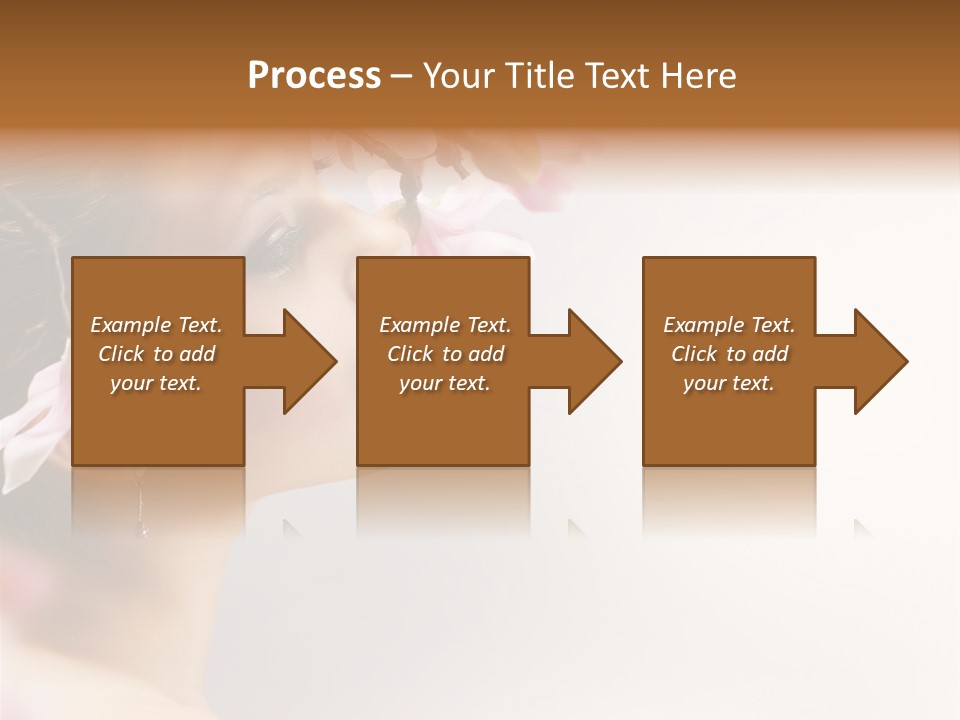 Hair Skin Portrait PowerPoint Template
