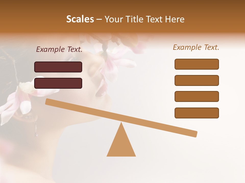 Hair Skin Portrait PowerPoint Template