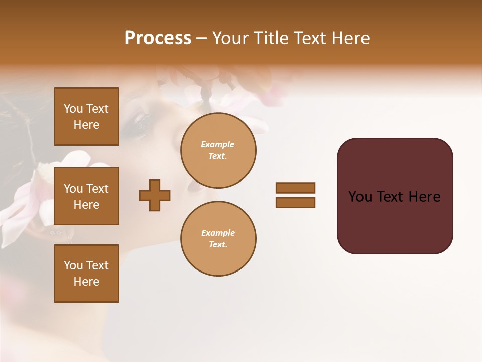Hair Skin Portrait PowerPoint Template