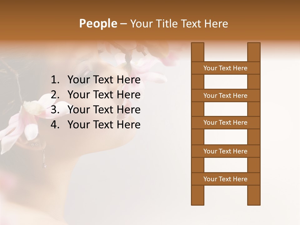 Hair Skin Portrait PowerPoint Template