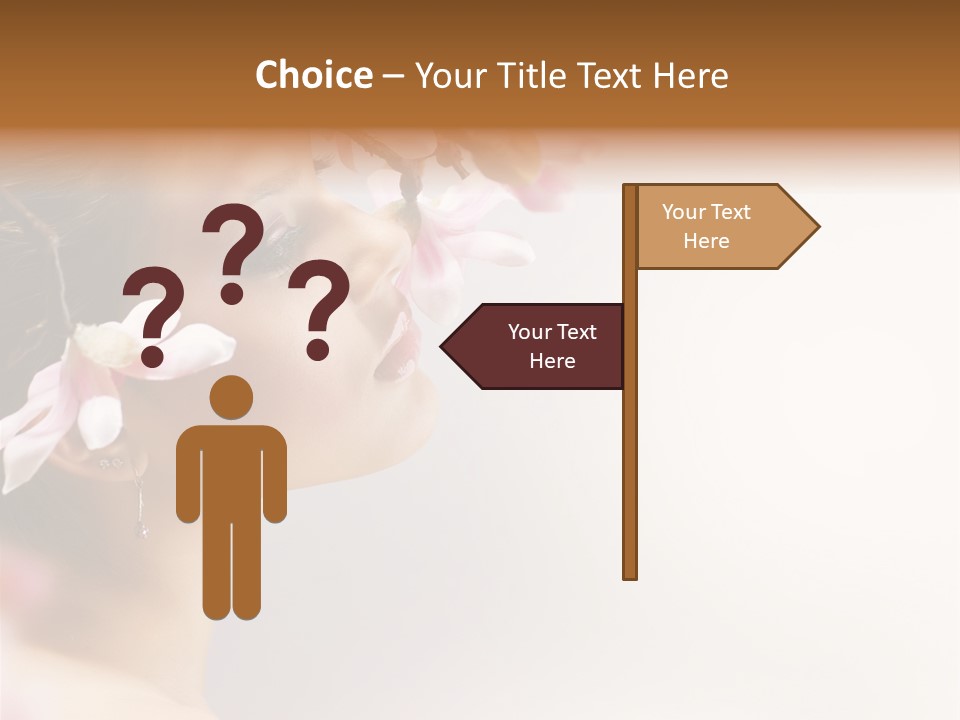 Hair Skin Portrait PowerPoint Template