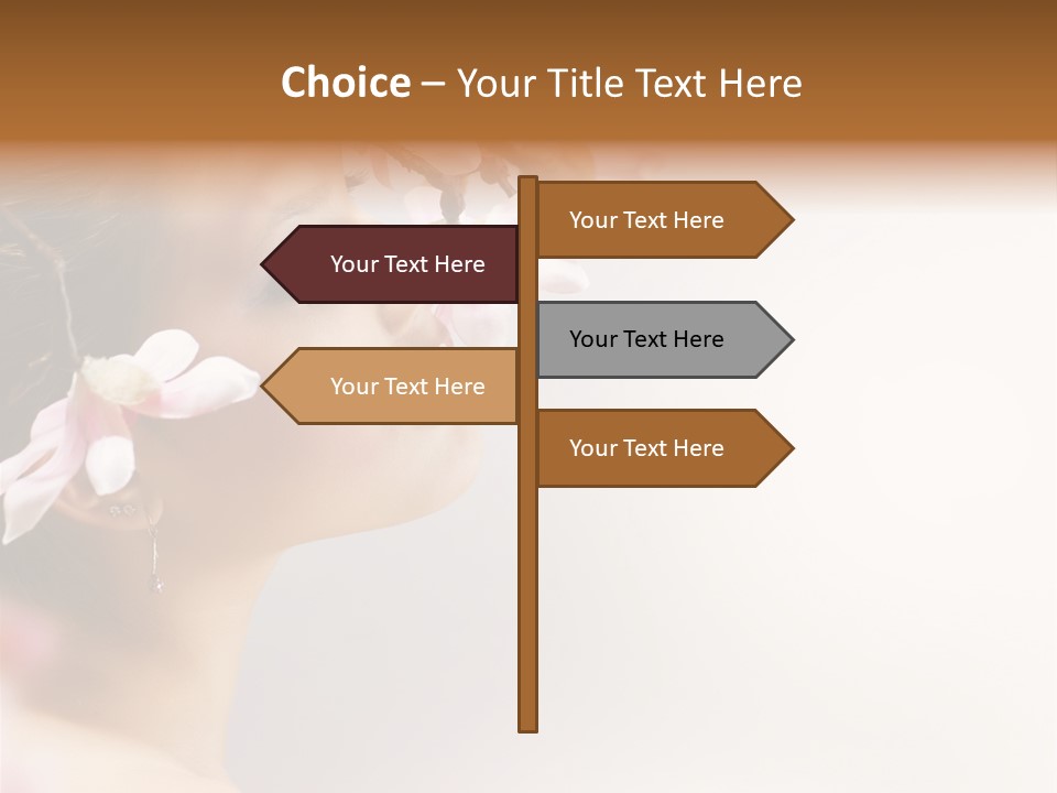 Hair Skin Portrait PowerPoint Template