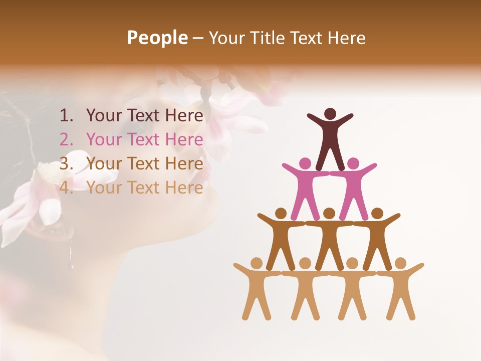 Hair Skin Portrait PowerPoint Template