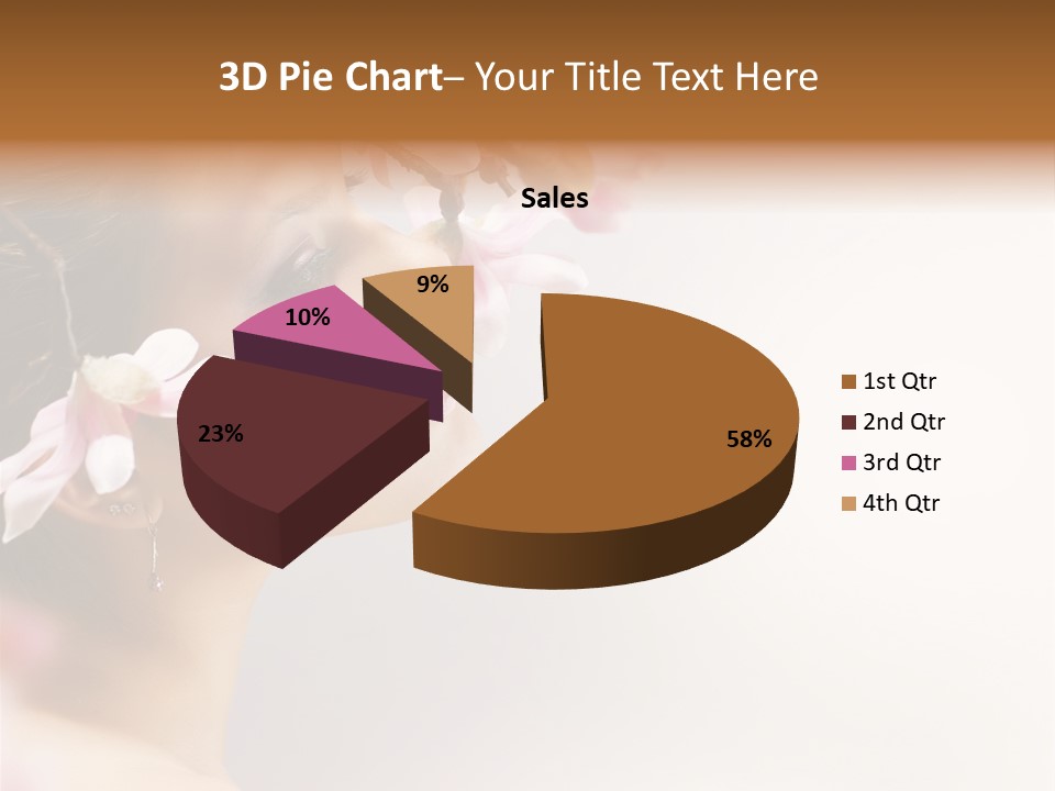 Hair Skin Portrait PowerPoint Template