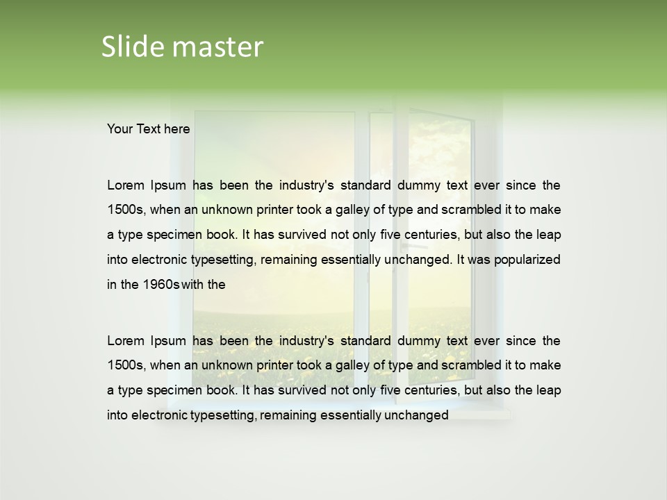 Landscape Style Backgrounds PowerPoint Template