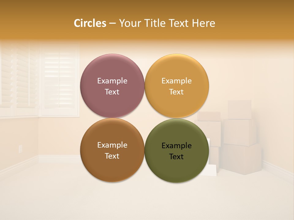 New Home Copy Space PowerPoint Template