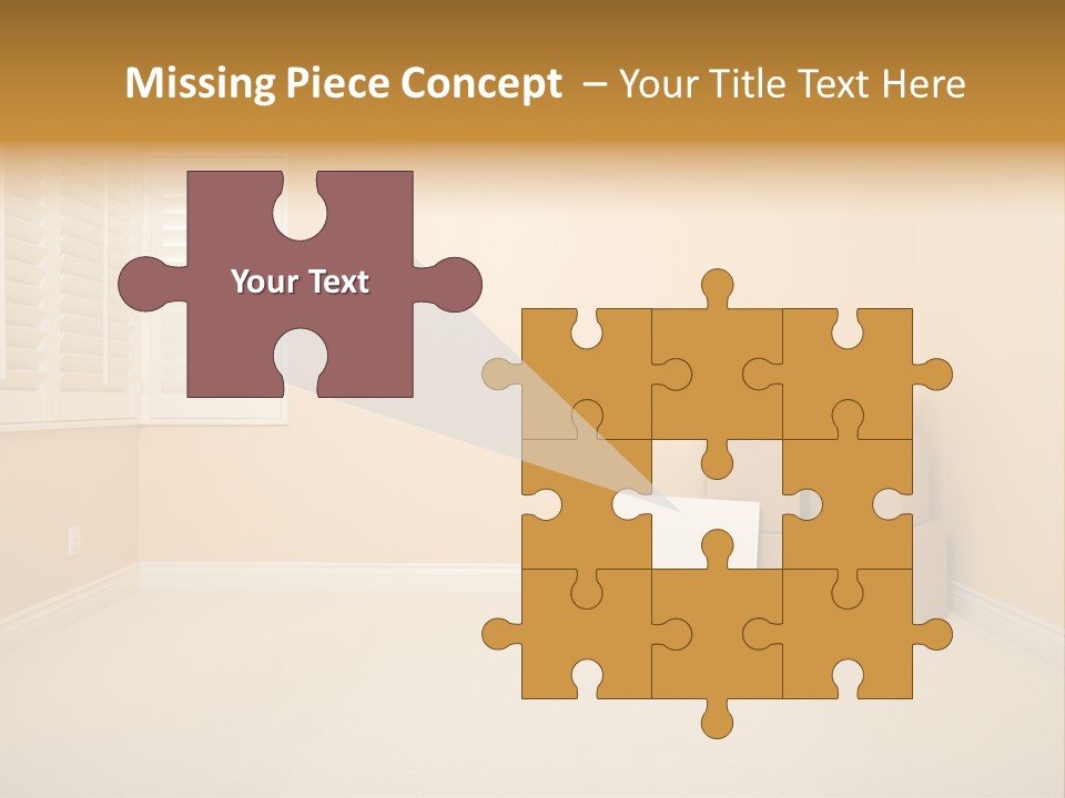 New Home Copy Space PowerPoint Template