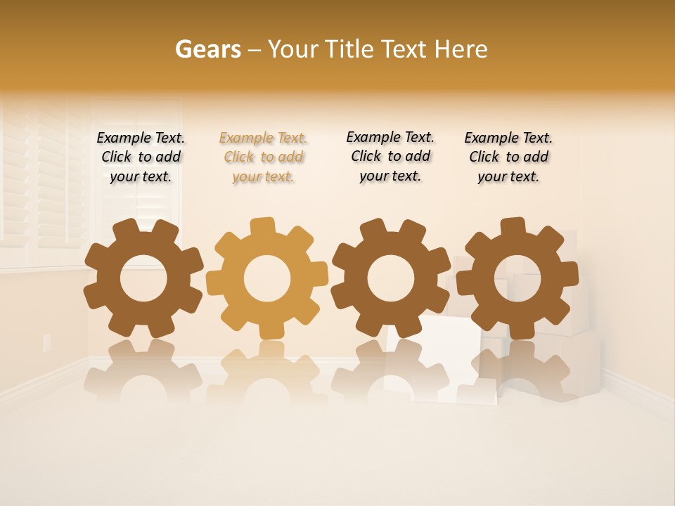 New Home Copy Space PowerPoint Template