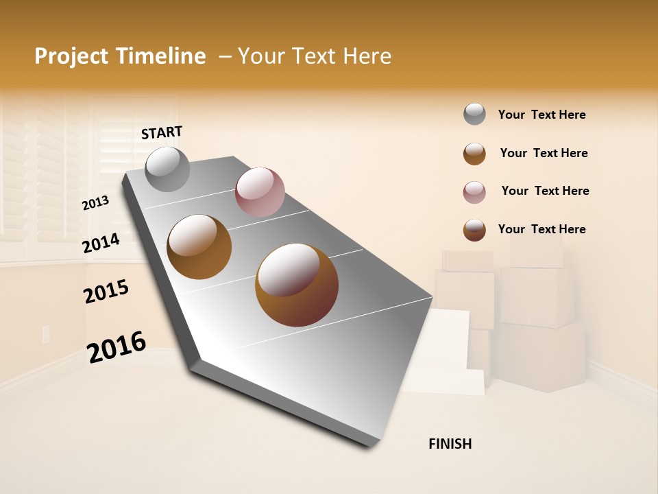 New Home Copy Space PowerPoint Template