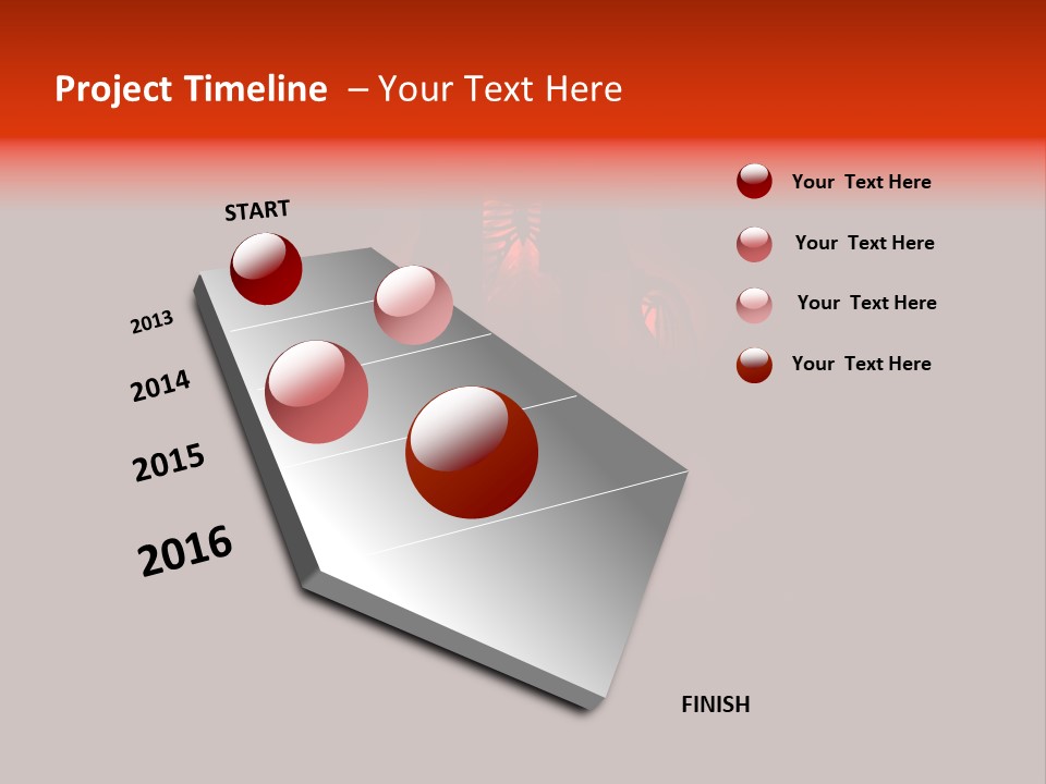 Wraith Negative Render PowerPoint Template