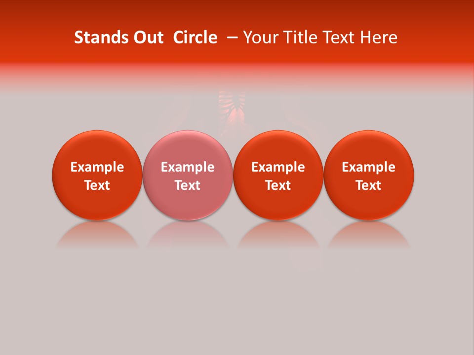 Wraith Negative Render PowerPoint Template