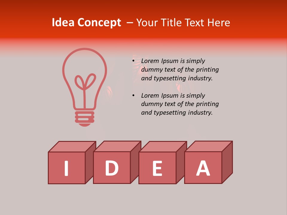 Wraith Negative Render PowerPoint Template