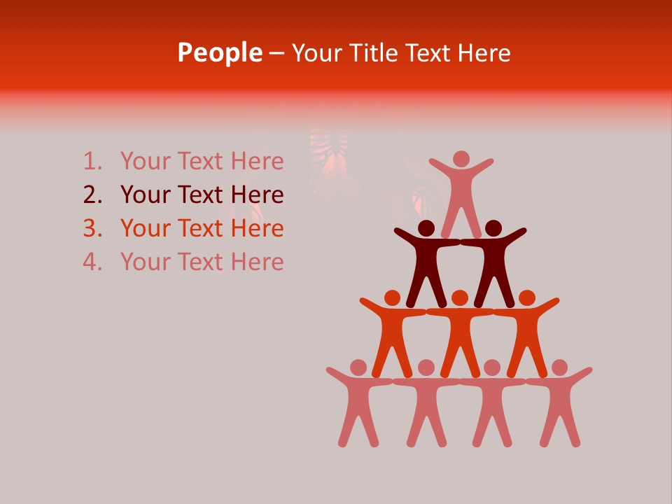 Wraith Negative Render PowerPoint Template