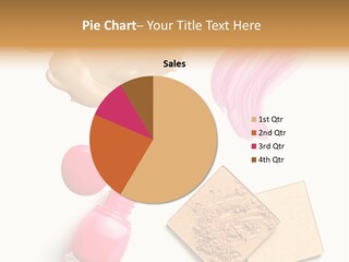 Bronze Close Up Blusher PowerPoint Template