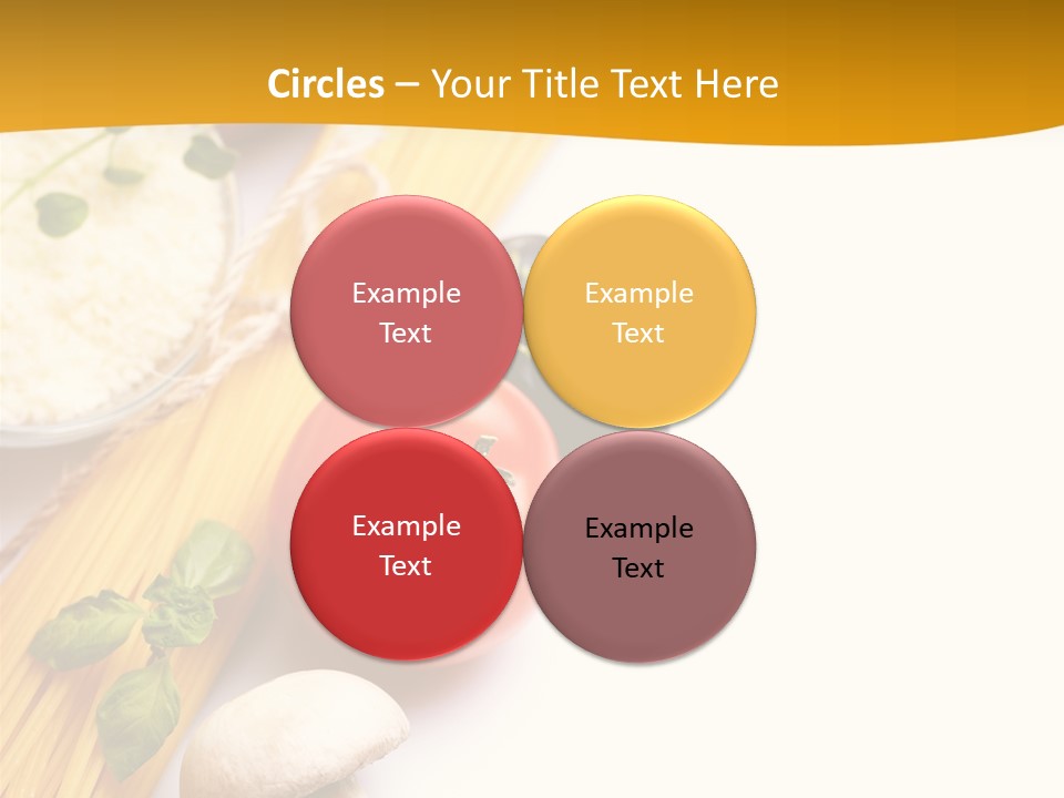 Wheat Restaurant Object PowerPoint Template